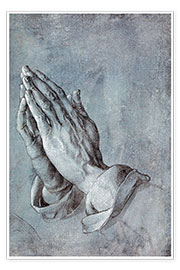 Plakat  Studie av Bedende hender - Albrecht Dürer