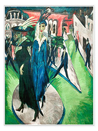 Plakat  Potsdamer Platz - Ernst Ludwig Kirchner