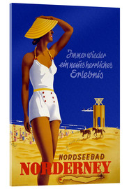 Akrylbilde  North Sea bath on Norderney - Travel Collection