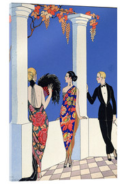 Akrylbilde  Smaken av skjerf, 1922 - Georges Barbier