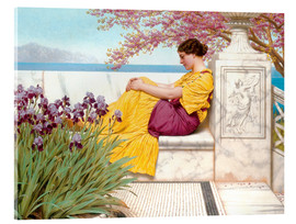 Akrylbilde  Under The Blossom That Hangs On The Bough - John William Godward