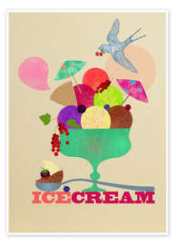 Plakat Ice cream