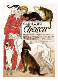 Plakat  Clinique Chéron - Théophile-Alexandre Steinlen