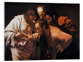 Akrylbilde  Tvileren Thomas - Michelangelo Merisi (Caravaggio)