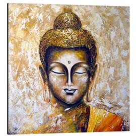 Aluminiumsbilde  Buddha - Theheartofart Gena