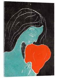 Akrylbilde  Hjertet - Edvard Munch