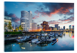 Akrylbilde  Dusseldorf media harbor - euregiophoto