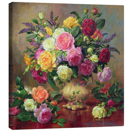 Lerretsbilde  Roses from a Victorian Garden - Albert Williams