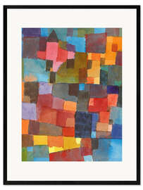 Innrammet kunsttrykk  Room Architectures - Paul Klee