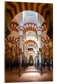 Akrylbilde  Great Mosque of Cordoba - La Mezquita