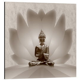 Aluminiumsbilde  Buddha - Atteloi