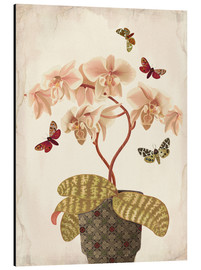 Aluminiumsbilde  Stilleben med orkide - Mandy Reinmuth