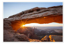 Plakat Sunrise at Mesa Arch, Canyonlands National Park, Utah, USA