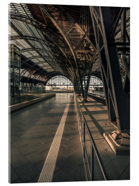 Akrylbilde  Leipzig Hauptbahnhof in the sunlight - Sven Hilscher