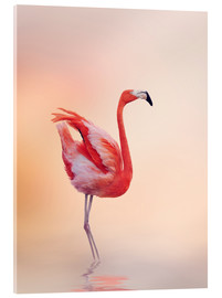 Akrylbilde  Flamingo Feeling