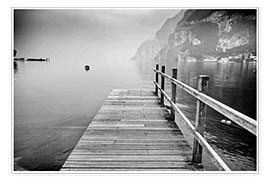 Plakat Trebro ved Gardasjøen, Italia