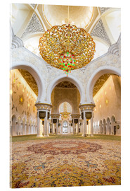 Akrylbilde  Golden Sheikh Zayed Mosque