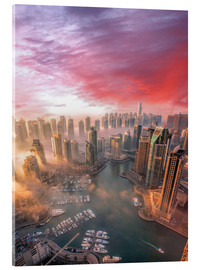 Akrylbilde  Dubai harbor