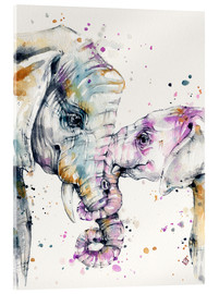 Akrylbilde  That Type Of Love (elefanter) - Sillier Than Sally
