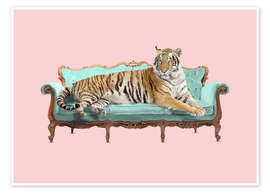 Plakat  Lazy Tiger - Robert Farkas