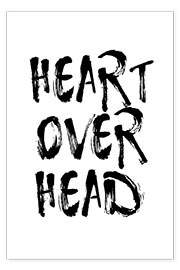 Plakat Heart over head