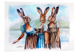 Akrylbilde  Bunny Click - Peter Guest