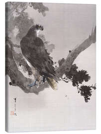 Lerretsbilde  Eagle in a Tree - Watanabe Seitei