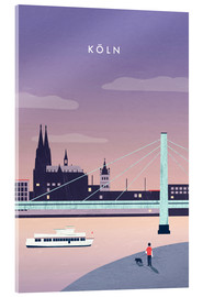 Akrylbilde  Illustrasjon Köln - Katinka Reinke